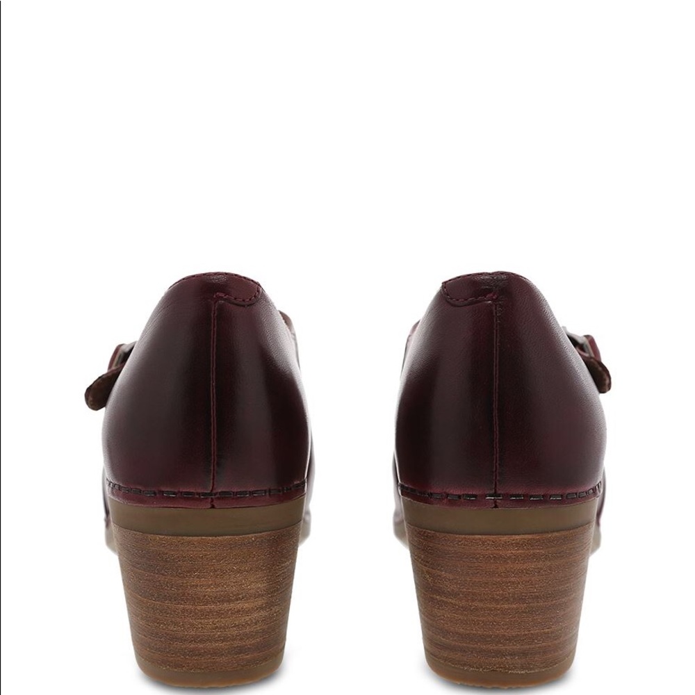 Dansko Hollie Wine Burnished Calf 39 - Picture 4 of 7